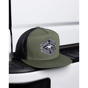 画像8: 送料無料 DIXXON FLANNEL CO / Forged Flat Bill スナップバックキャップ GREEN / BLACK