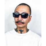 送料無料 minos / mino CRAFT 2176 サングラス BLACK / BLACK