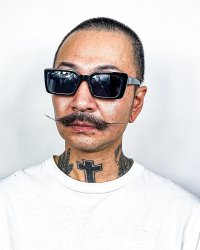 送料無料 minos / mino CRAFT 2176 サングラス BLACK / BLACK