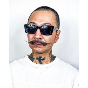 画像1: 送料無料 minos / mino CRAFT 2176 サングラス BLACK / BLACK