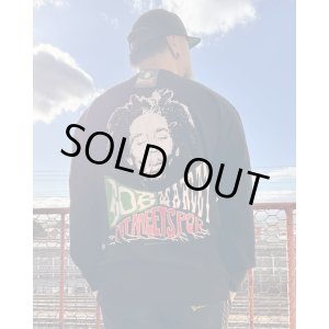 画像14: 送料無料 XLラスト1枚で終了 BOB MARLEY x POT MEETS POP / Uprising 長袖Tシャツ ブラック