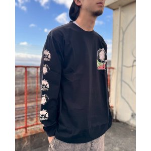 画像3: 送料無料 XLラスト3枚で終了 BOB MARLEY x POT MEETS POP / Uprising 長袖Tシャツ ブラック
