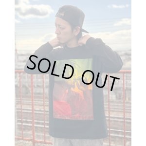 画像2: 送料無料 XLラスト1枚で終了 BOB MARLEY x POT MEETS POP /  I Feel So High 長袖Tシャツ ブラック