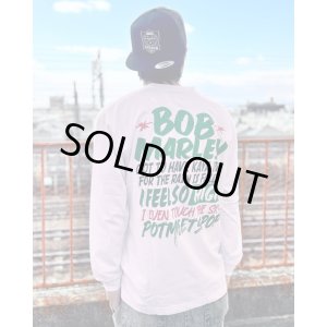 画像7: 送料無料 2XLラスト1枚で終了 BOB MARLEY x POT MEETS POP /  I Feel So High 長袖Tシャツ ホワイト
