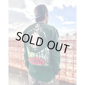 画像10: 送料無料 Lラスト1枚で終了 BOB MARLEY x POT MEETS POP / Uprising 長袖Tシャツ フォレストグリーン