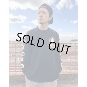 画像1: 送料無料 XLラスト1枚で終了 BOB MARLEY x POT MEETS POP / Uprising 長袖Tシャツ ブラック