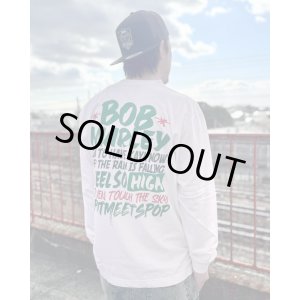 画像9: 送料無料 2XLラスト1枚で終了 BOB MARLEY x POT MEETS POP /  I Feel So High 長袖Tシャツ ホワイト
