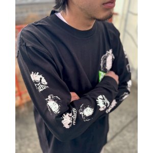 画像6: 送料無料 XLラスト3枚で終了 BOB MARLEY x POT MEETS POP / Uprising 長袖Tシャツ ブラック