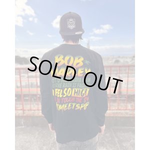 画像6: 送料無料 XLラスト1枚で終了 BOB MARLEY x POT MEETS POP /  I Feel So High 長袖Tシャツ ブラック