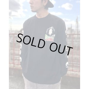 画像2: 送料無料 XLラスト1枚で終了 BOB MARLEY x POT MEETS POP / Uprising 長袖Tシャツ ブラック