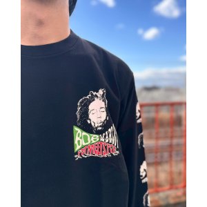 画像4: 送料無料 XLラスト3枚で終了 BOB MARLEY x POT MEETS POP / Uprising 長袖Tシャツ ブラック