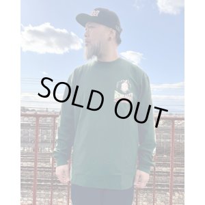 画像13: 送料無料 Lラスト1枚で終了 BOB MARLEY x POT MEETS POP / Uprising 長袖Tシャツ フォレストグリーン