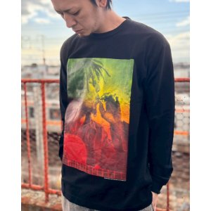 画像4: 送料無料 XLラスト3枚で終了 BOB MARLEY x POT MEETS POP /  I Feel So High 長袖Tシャツ ブラック