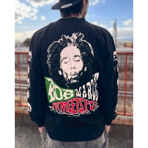 画像11: 送料無料 XLラスト3枚で終了 BOB MARLEY x POT MEETS POP / Uprising 長袖Tシャツ ブラック
