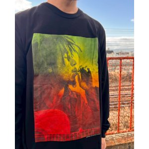 画像5: 送料無料 XLラスト3枚で終了 BOB MARLEY x POT MEETS POP /  I Feel So High 長袖Tシャツ ブラック