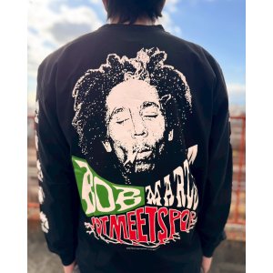 画像12: 送料無料 XLラスト3枚で終了 BOB MARLEY x POT MEETS POP / Uprising 長袖Tシャツ ブラック