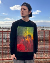 送料無料 XLラスト3枚で終了 BOB MARLEY x POT MEETS POP /  I Feel So High 長袖Tシャツ ブラック