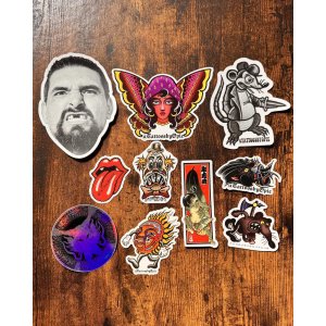 画像1: 送料無料 スペシャル限定品 OPIE ORTIZ 10枚組ステッカーパック