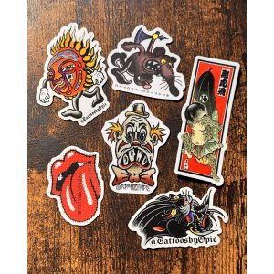 画像3: 送料無料 スペシャル限定品 OPIE ORTIZ 10枚組ステッカーパック