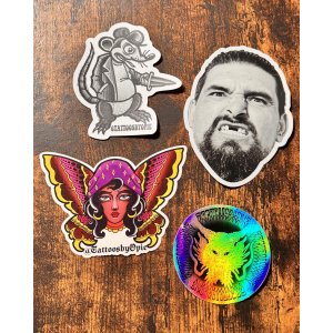 画像2: 送料無料 スペシャル限定品 OPIE ORTIZ 10枚組ステッカーパック