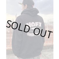 Mサイズラスト1枚 送料無料 NOFX / Single Album Logo プルオーバーパーカー