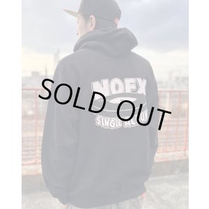 画像1: Mサイズラスト1枚 送料無料 NOFX / Single Album Logo プルオーバーパーカー