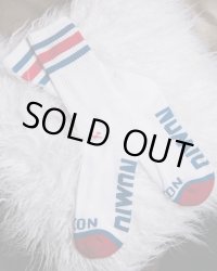 DIXXON FLANNEL CO / Strike Out Premium クルーソックス WHITE / BLUE / RED