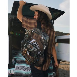 画像1: カリフォルニア買付アイテム 送料無料 DIXXON FLANNEL CO / Clear Backpack バックパック