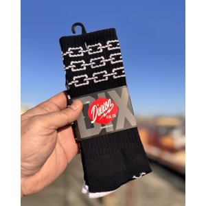 画像2: DIXXON FLANNEL CO / CHAINS クルーソックス BLACK