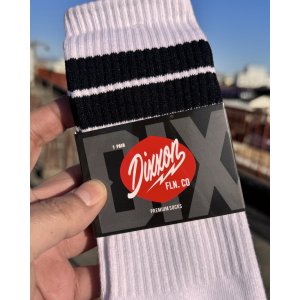画像3: DIXXON FLANNEL CO / Athletic Stripes Premium クルーソックス WHITE / BLACK