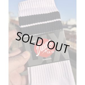 画像3: ラスト1足で終了 DIXXON FLANNEL CO / Athletic Stripes Premium クルーソックス WHITE / BLACK