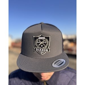 画像2: 送料無料 DIXXON FLANNEL CO / Shield Flat Bill スナップバックキャップ CHARCOAL
