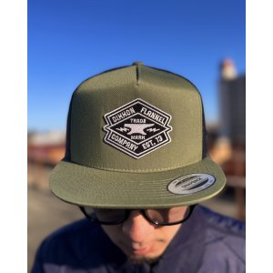 画像3: 送料無料 DIXXON FLANNEL CO / Forged Flat Bill スナップバックキャップ GREEN / BLACK