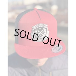 画像3: 1500円OFF ラスト1枚で終了 DIXXON FLANNEL CO / Icon メッシュスナップバックキャップ RED / BLACK