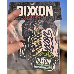 画像2: DIXXON FLANNEL CO / DIMEBAG STICKER PACK 10枚入り