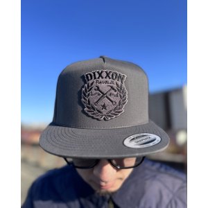 画像2: 送料無料 DIXXON FLANNEL CO / Sketchy Flat Bill Trucker スナップバックキャップ GREY / BLACK