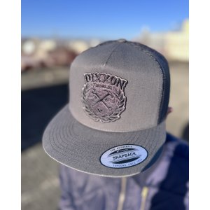 画像4: 送料無料 DIXXON FLANNEL CO / Sketchy Flat Bill Trucker スナップバックキャップ GREY / BLACK