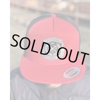 1週間延長9月7日終了 1500円OFF ラスト1枚で終了 DIXXON FLANNEL CO / Icon メッシュスナップバックキャップ RED / BLACK