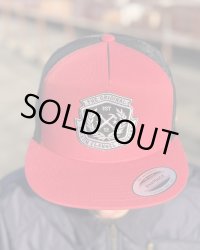 1500円OFF ラスト1枚で終了 DIXXON FLANNEL CO / Icon メッシュスナップバックキャップ RED / BLACK