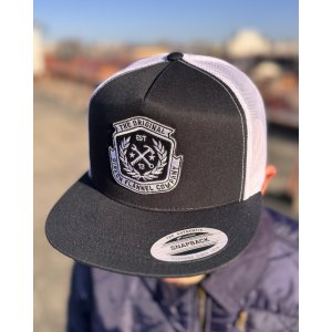 画像3: 送料無料 DIXXON FLANNEL CO / Flat Bill Trucker スナップバックキャップ BLACK / WHITE