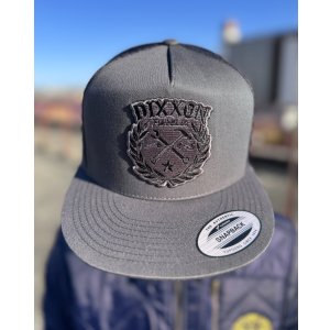 画像1: 送料無料 DIXXON FLANNEL CO / Sketchy Flat Bill Trucker スナップバックキャップ GREY / BLACK