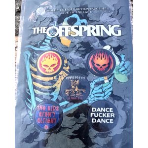 画像2: THE OFFSPRING / SKELETON MOLOTOV 缶バッジセット 5個入り