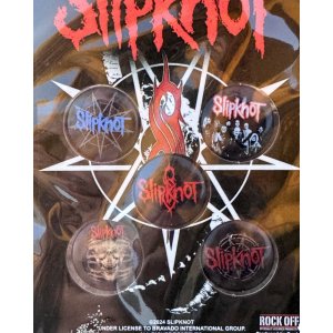 画像2: SLIPKNOT / Tribal S ピンバッジセット 5個入り