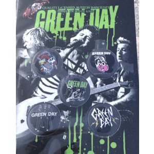 画像2: GREEN DAY / REVOLUTION ピンバッジセット 5個入り