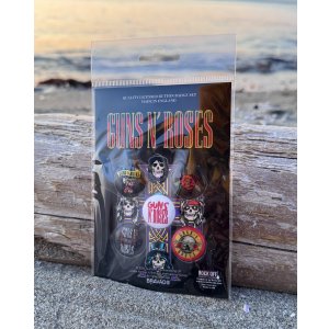 画像1: GUNS N' ROSES / Bullet Logo2 ピンバッジセット 5個入り