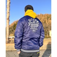 送料無料 DIXXON FLANNEL CO / PASTIME 中綿ナイロン スタジアムジャケット BLUE