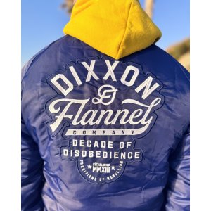 画像5: 送料無料 DIXXON FLANNEL CO / PASTIME 中綿ナイロン スタジアムジャケット BLUE