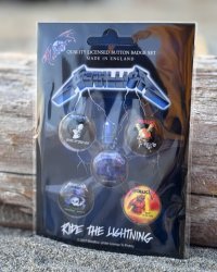 METALLICA / RIDE THE LIGHTNING 缶バッジセット 5個入り