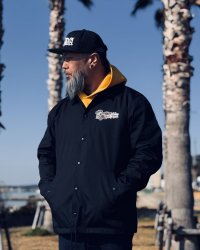 送料無料 OPIE ORTIZ x BALL&CHAIN / Skull & Rose コーチジャケット