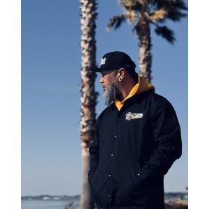 画像4: 送料無料 OPIE ORTIZ x BALL&CHAIN / Skull & Rose コーチジャケット